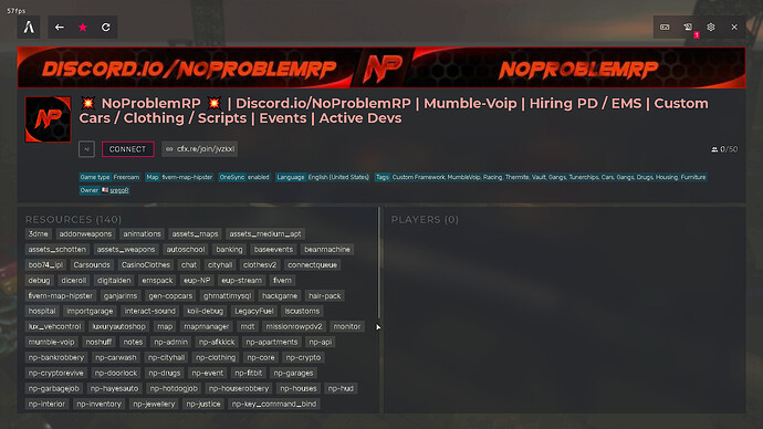 Serverlist