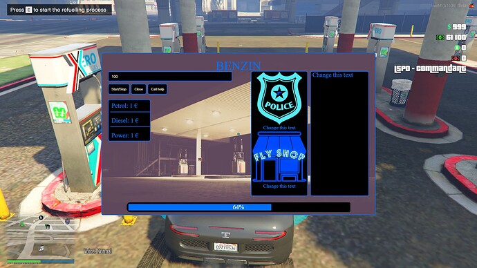 [PAID] [ESX] Fly fuel - a fuel system Thumbnail