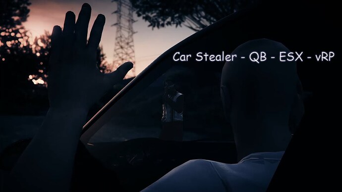 [PAID-ESX-QB] Car Stealer | PVE | Action  Thumbnail