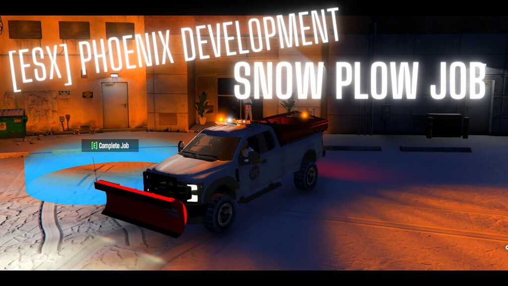 [PAID] [ESX] Snowplow Job - FiveM Releases - Cfx Forum