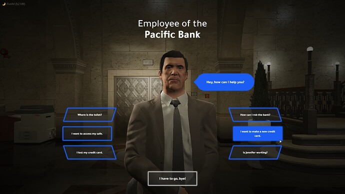 🆗 okokTalkToNPC [QBCORE][ESX][PAID] thumbnail 2