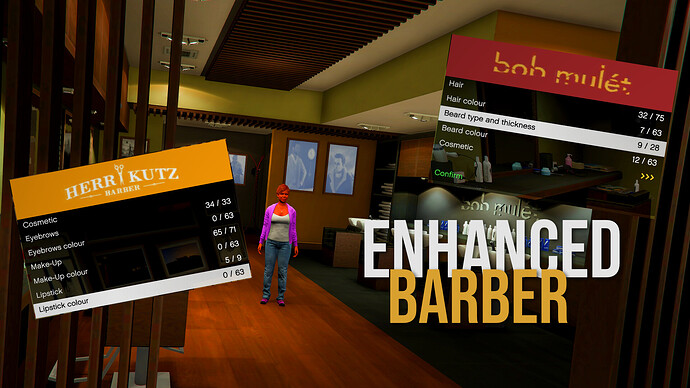 EnhancedBarbershop - NPCs and new Design (PAID - 1€) Thumbnail