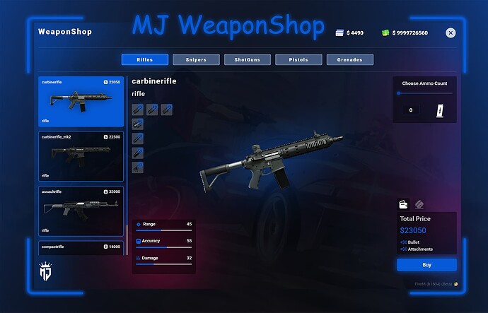 fivemWeaponshop