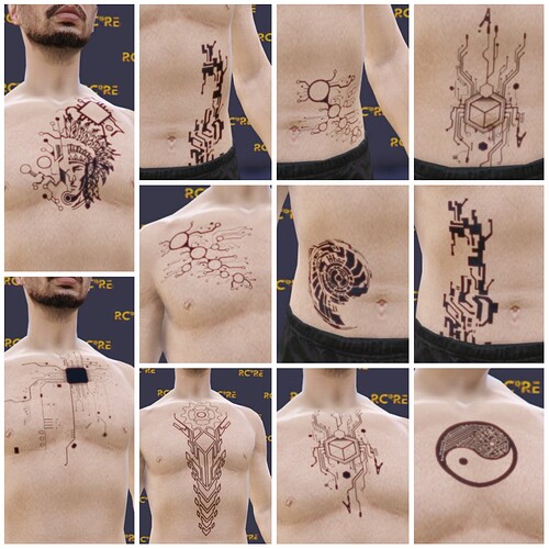 [ADDON] Cyber Pack - RCore Tattoo thumbnail 4