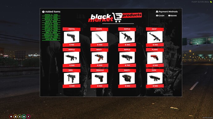 [PAID / QB / ESX] Black Market Red Themes  thumbnail 2