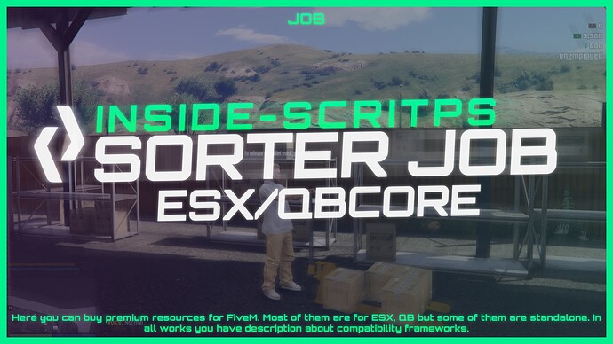 [ESX/QBCORE] Sorter Job Thumbnail
