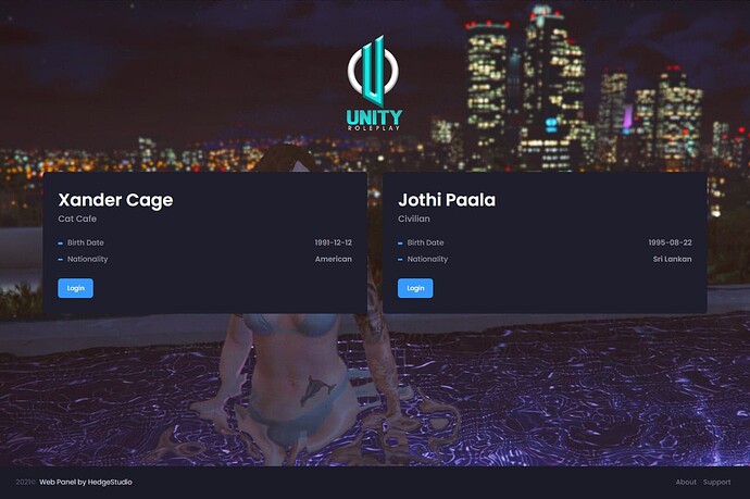 User Control Panel (UCP) - a modern dashboard for your players thumbnail 3