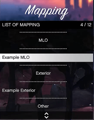 [PAID] [ESX] Kp Mapping Menu Thumbnail