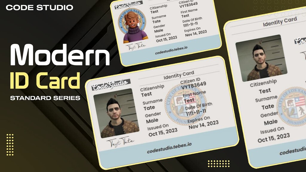 Modern ID Card | QB-ESX - FiveM Releases - Cfx.re Community