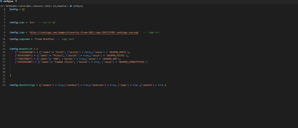 [ESX][QB] ELS Shapehud With Json Save and Hud Menu - FiveM Releases ...