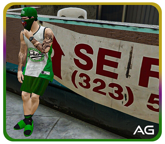 Gang pack vanilla clothes (Addon male/female) thumbnail 4