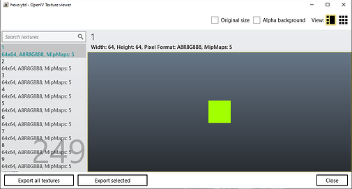 OpenIV Texture Dictionary
