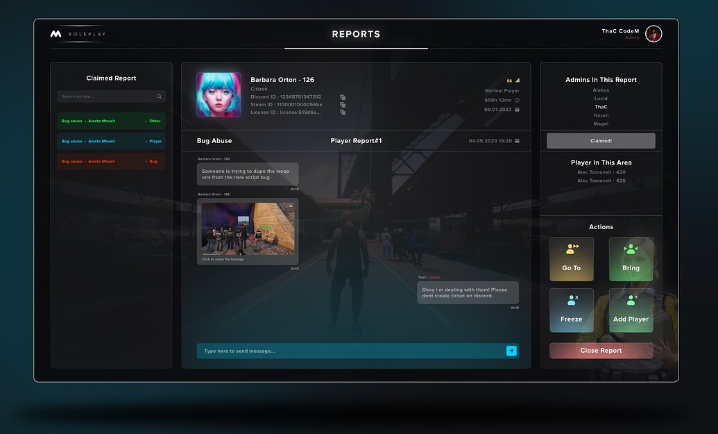 Codem Dispatch CodeM mReport - FiveM Releases - Cfx Forum
