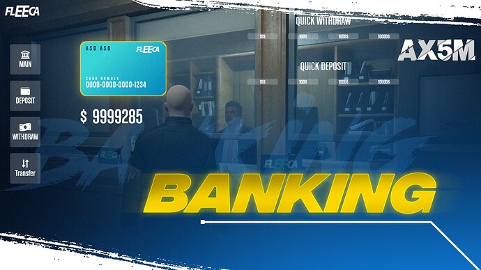 AXFW | BANKING | RELEASE (QBCore,ESX) Thumbnail