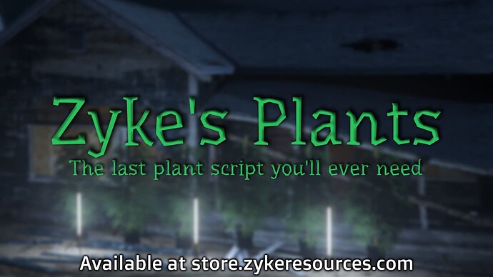 [ESX, QB] Zyke's Plants, last you'll ever need! Thumbnail