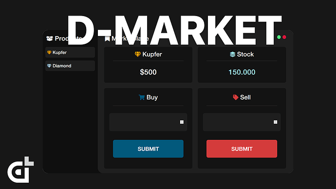 [PAID] Interactive Market System [ESX] Thumbnail