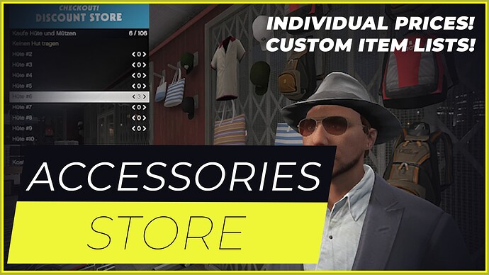 Accessorie Stores | Custom Clothing Lists and Individual Pricing [ESX] Thumbnail