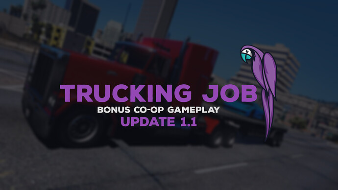 Trucking Job | Co-Op Functionality [ESX/QBCore] Thumbnail