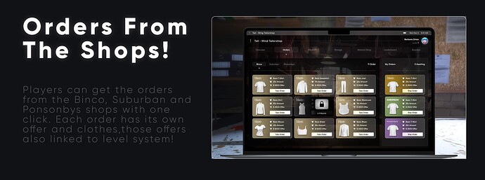 CodeM mTailorjob ESX QB (Advanced Tailorjob System) thumbnail 6