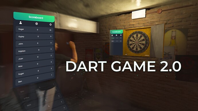 [PAID][ESX][QB] Dart Game 2.0 Thumbnail