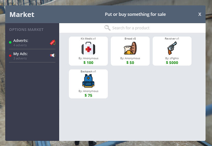[Release] Market between players [ESX / QBCore / VRP / Standalone] [PAID] thumbnail 2