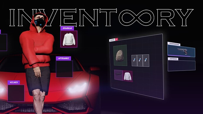 ♾️ Core Inventory [QB/ESX] - Advanced grid-based Inventory Thumbnail