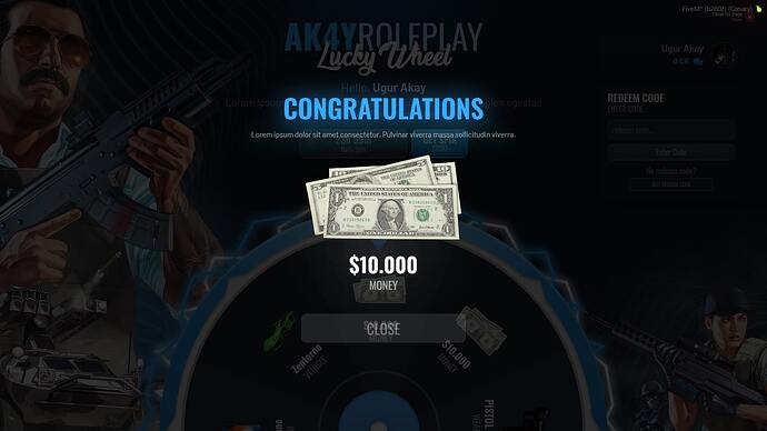[ESX/QB] Daily Lucky Wheel [Tebex Integration] thumbnail 2