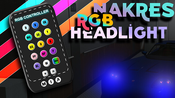 [paid] [esx] rgb headli̇ght Thumbnail