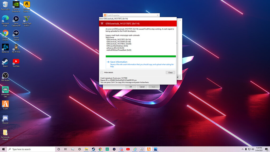FiveM will crash while joining server - FiveM Client Support - Cfx Forum
