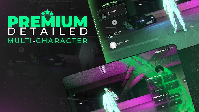 DEVIX-MultiCharacter ( PREMIUM MultiCharacter ) QB/ESX Thumbnail