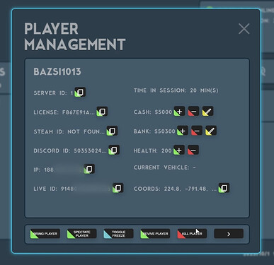 [PAID] [QBCORE] [ESX] Horizon Admin Menu (Advanced Features, Advanced Report System, Clean Interface) thumbnail 3