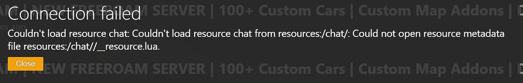 [HELP] Couldnt load resource chat - Discussion - Cfx.re Community