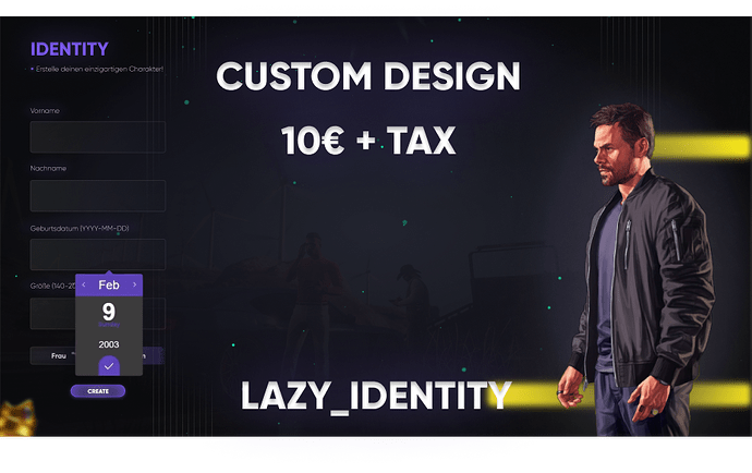 [ESX] Lazy Identity [10€ + Tax] Thumbnail