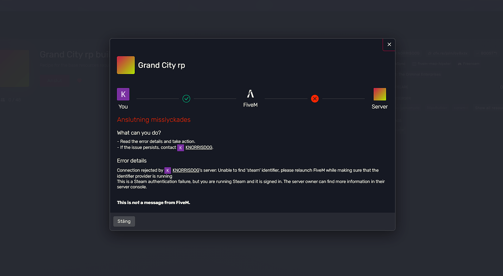 My server wont work - Server Discussion - Cfx.re Community