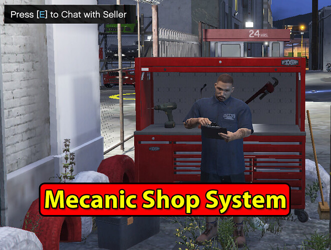 [PAID] [RageUI] Mecanic Shop System Thumbnail