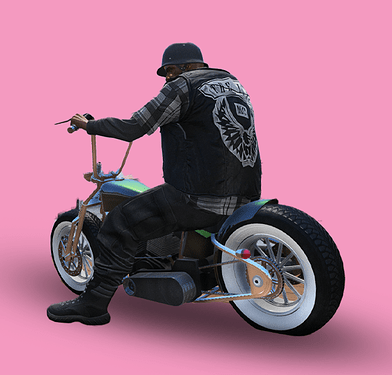 [PAID] Fat Biker Taddarius (LostMC)(Custom Ped) [PED] thumbnail 2