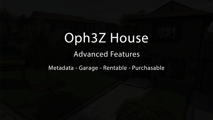 [PAID] [QBCore] House System (Metadata, Garage, Rentable, Purchasable) Thumbnail