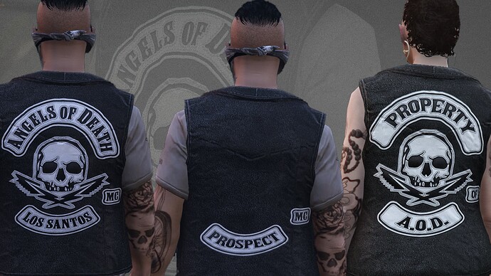 [PAID][CLOTHING] Angels of Death MC Clothing Pack thumbnail 4