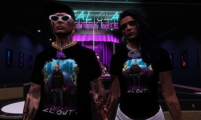 [release][paid]Clout RP 2077 T SHIRT thumbnail 2