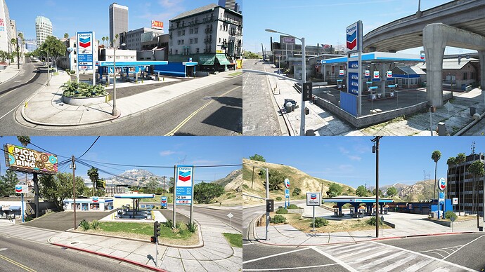 Chevron Gas Station - Filing Station For FiveM 03