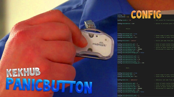 [OUTDATED] [PAID][ESX] | Panic Button Script | KEKHUB Thumbnail