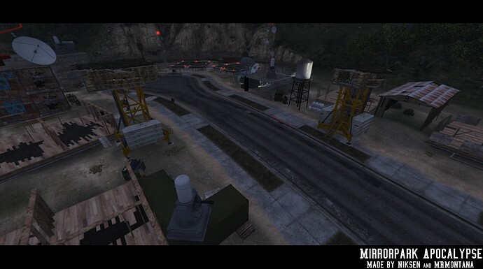 Mirror Park Safezone / Military HQ Apocalypse MAP thumbnail 28