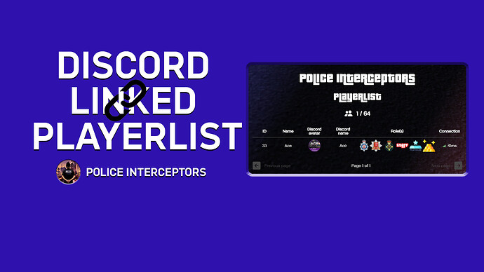 [PAID] Discord Linked Playerlist Thumbnail
