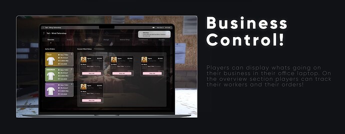 CodeM mTailorjob ESX QB (Advanced Tailorjob System) thumbnail 5