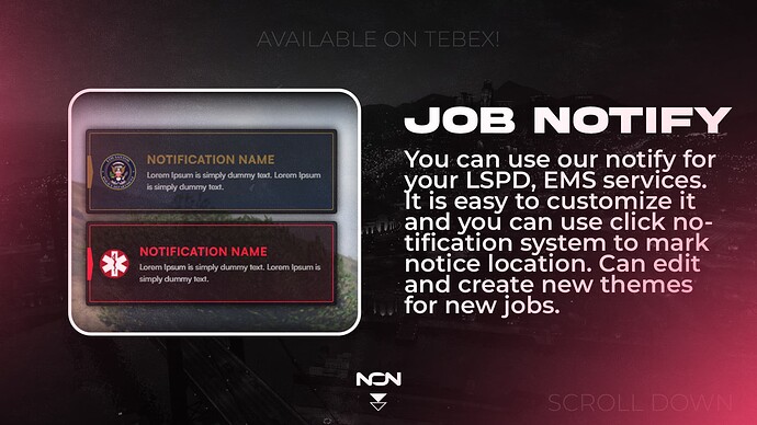 Advanced Notification | Question System - Job Notifications (Dispatch) thumbnail 3