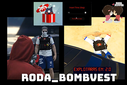[PAID] | Roda_BombVest 💣 | ESX & QBCore Thumbnail
