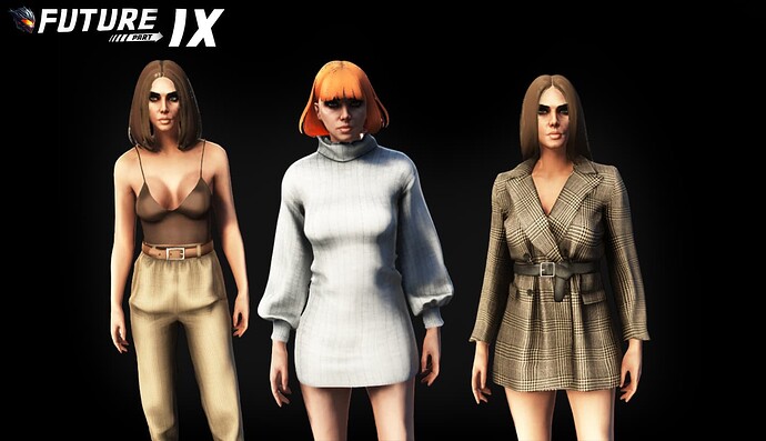 [PAID] FUTURE Female Clothing Pack [9] Thumbnail