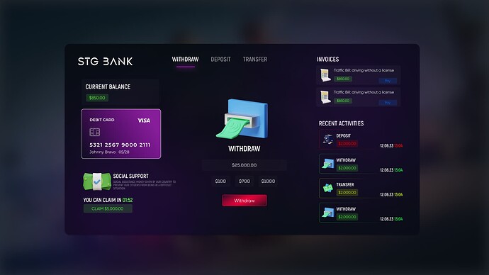 Banking System [ESX/QB] Thumbnail