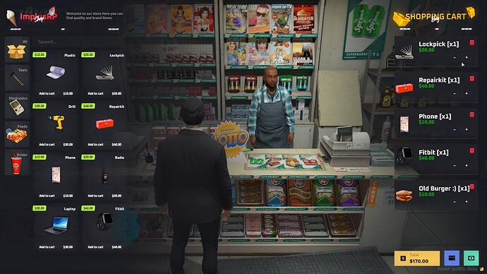 [ESX / QB] IF Luxury Markets Bundle (Market)(Weapon Store)(Blackmarket) thumbnail 3