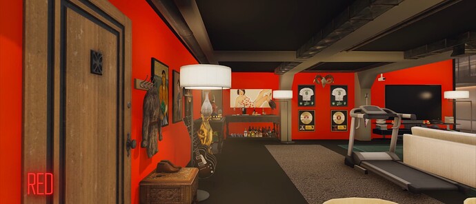 APARTMENT MOTEL INTERIOR | Extra Corridor Interior thumbnail 2